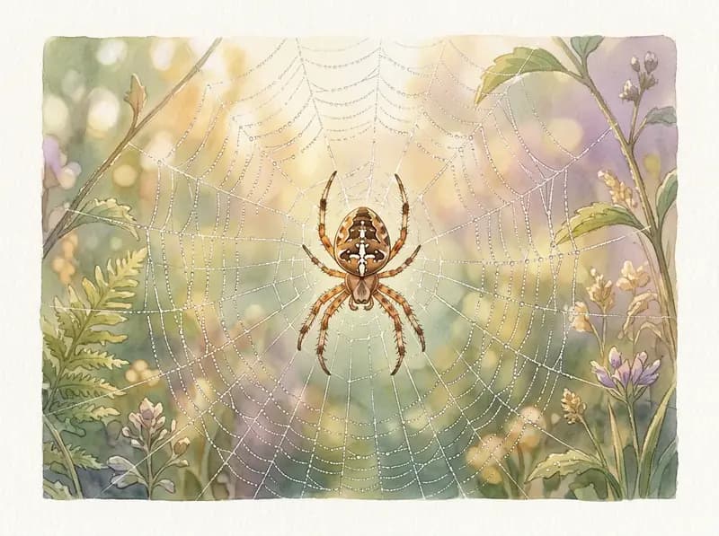Araña de jardín