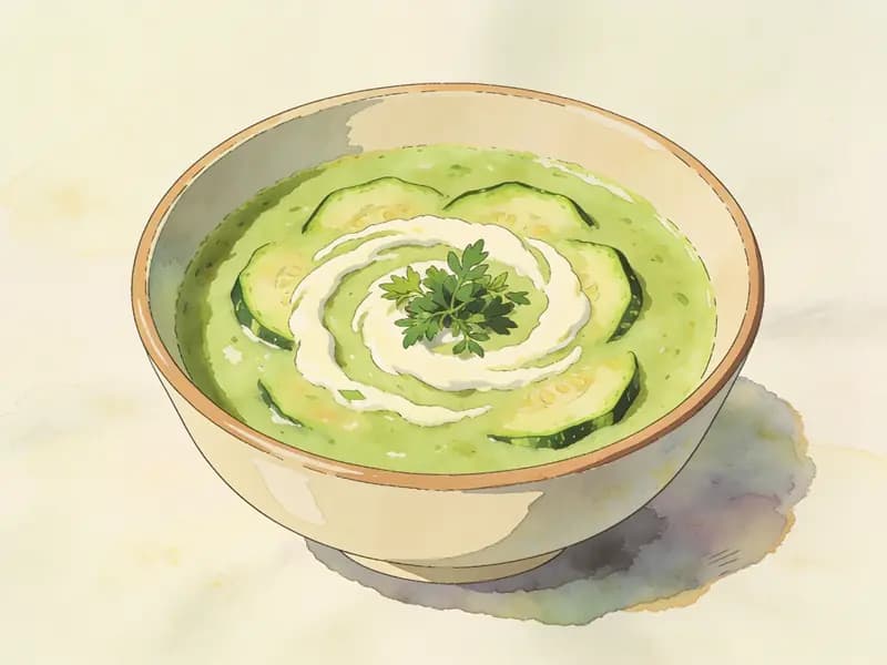 Crema de calabacín rápida