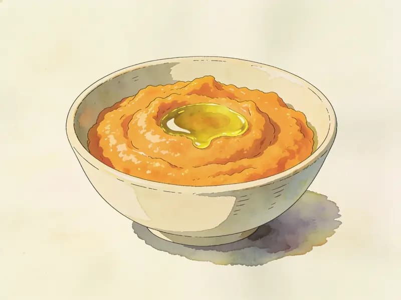 Puré de calabaza asada