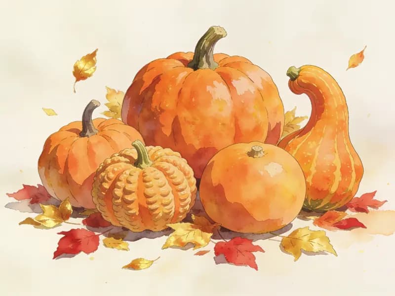 Calabazas maduras