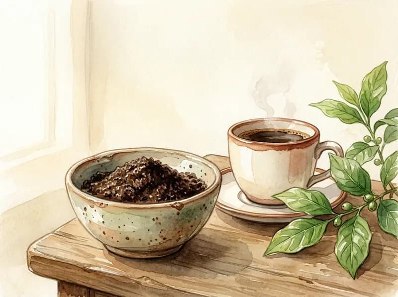 Poso o borra de café