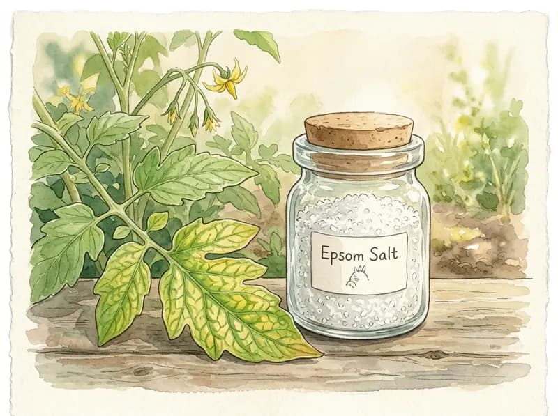 Sulfato de magnesio (sal de Epsom)