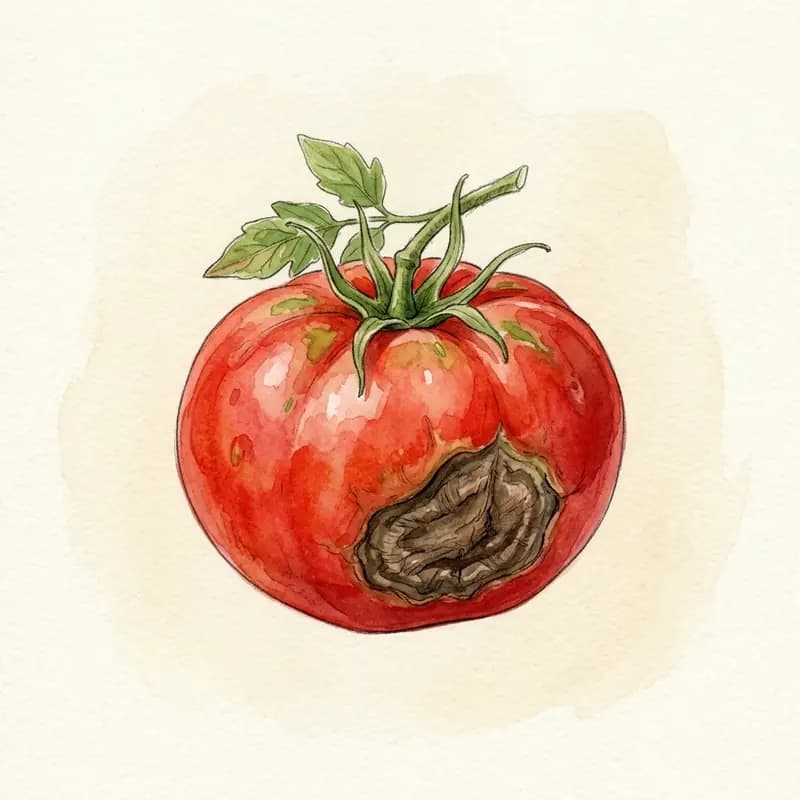 Podredumbre apical del tomate