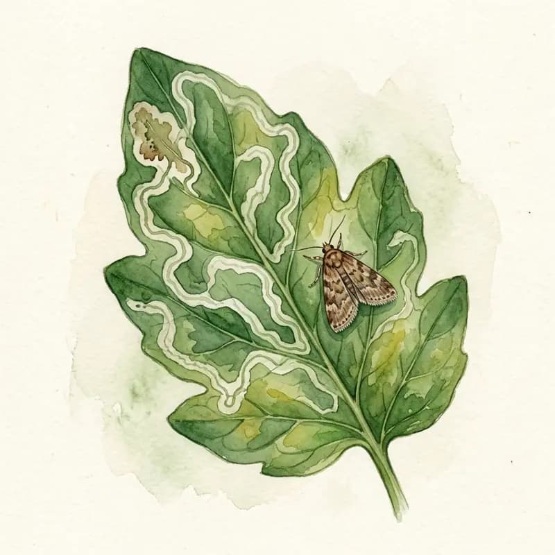 Tuta absoluta (polilla del tomate)
