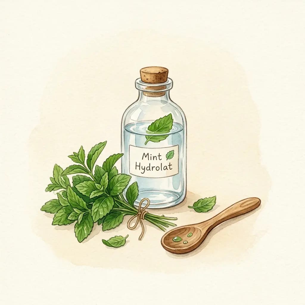 Hidrolato de menta refrescante