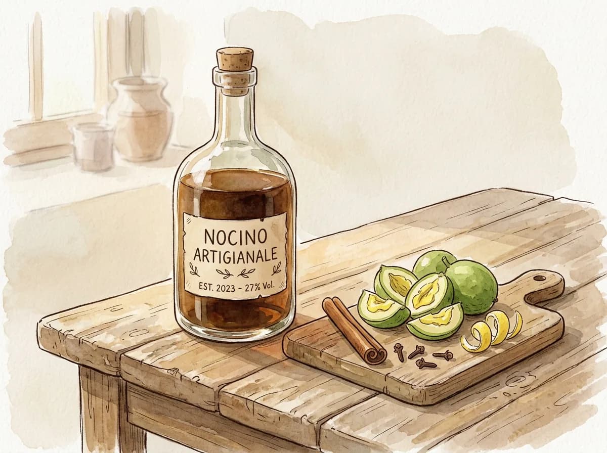 Nocino (licor de nueces verdes)