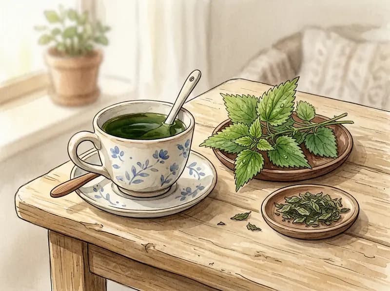 Té de ortiga fresca (remineralizante)