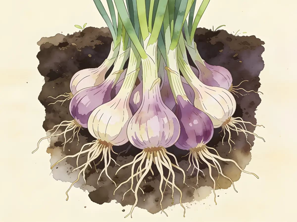 Ajo morado de Las Pedroñeras