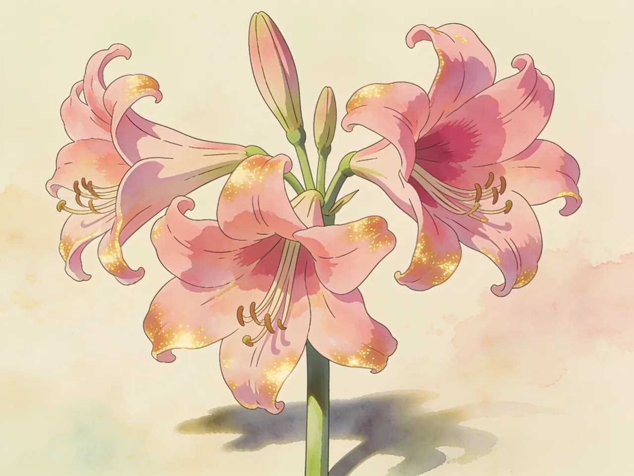 Amarilis (Belladonna lily)