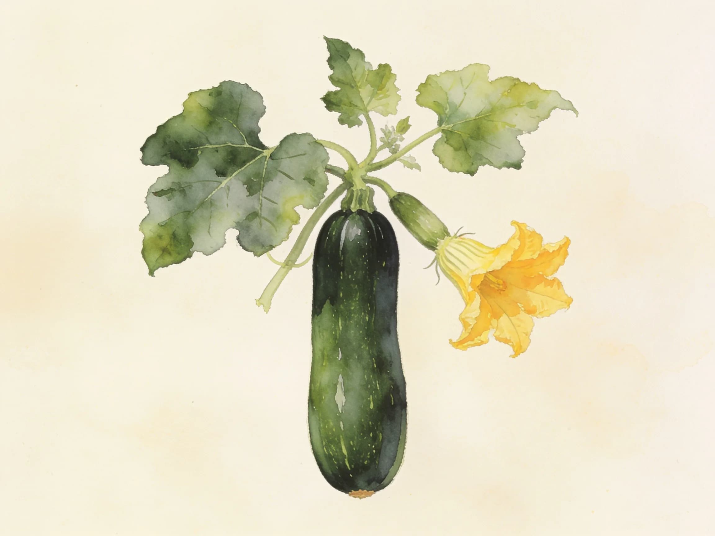 Calabacín negro de Milán