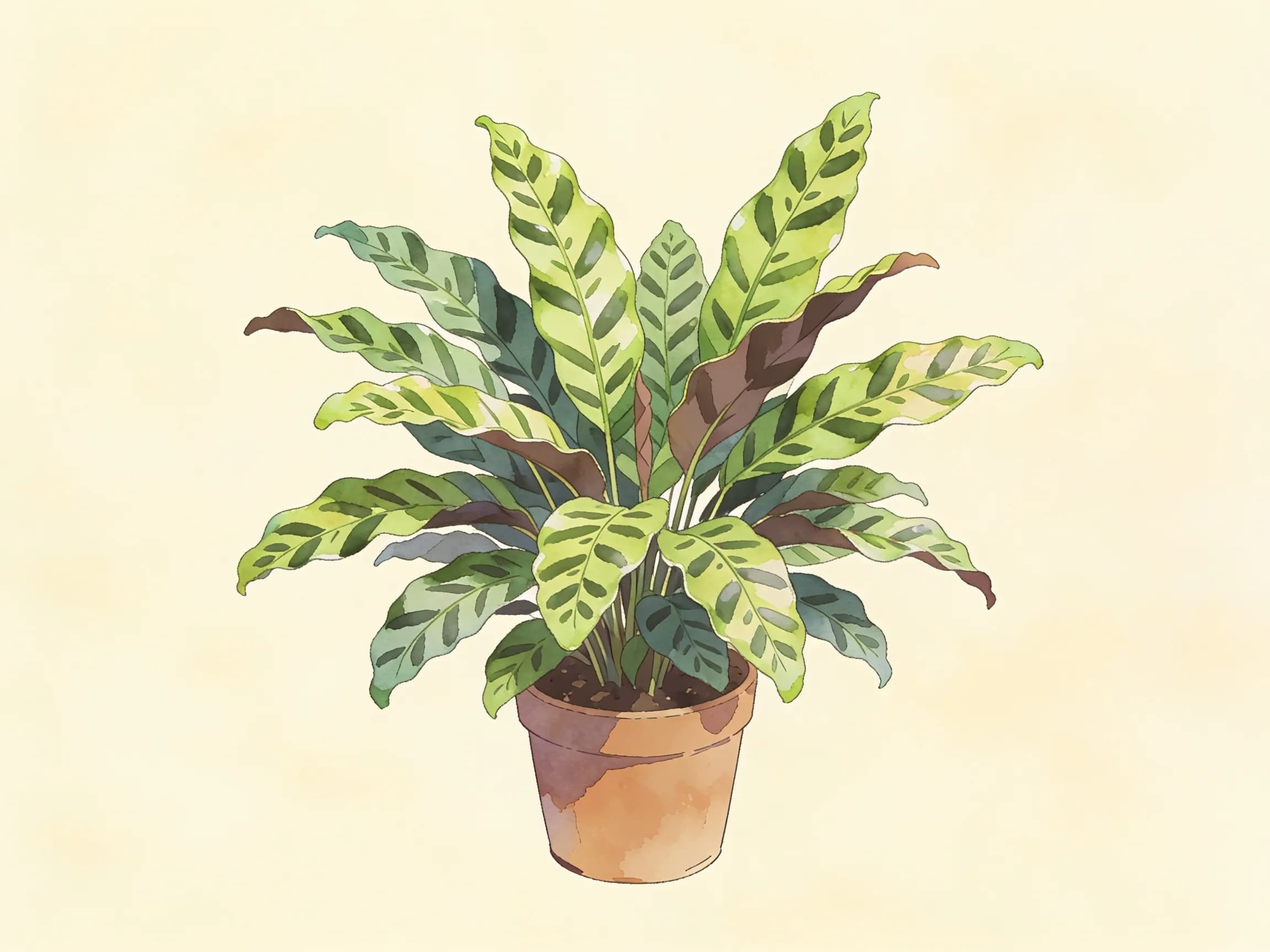 Calathea rattlesnake