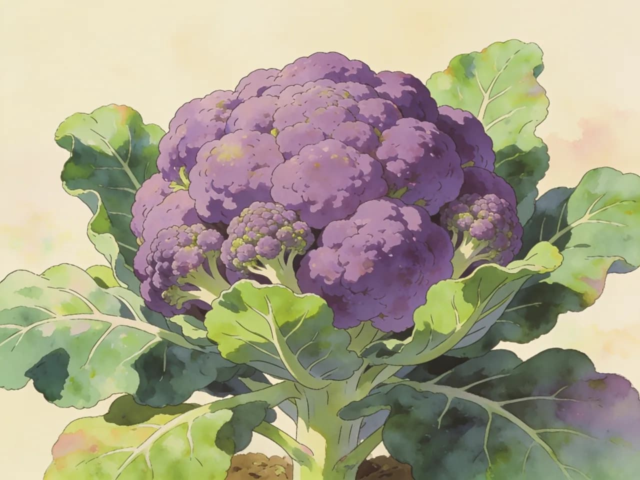 Coliflor púrpura