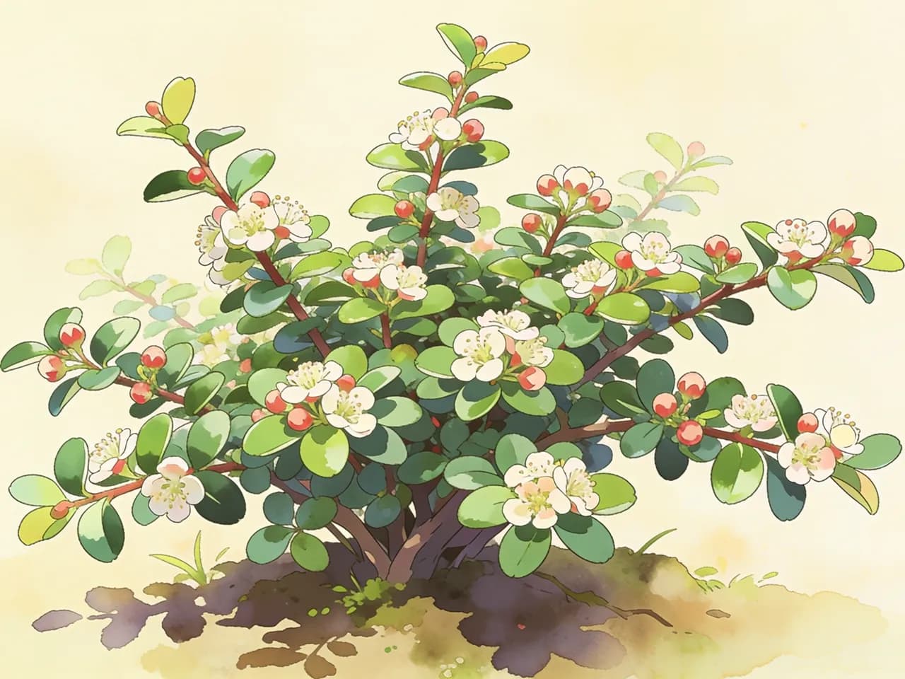 Cotoneaster rastrero