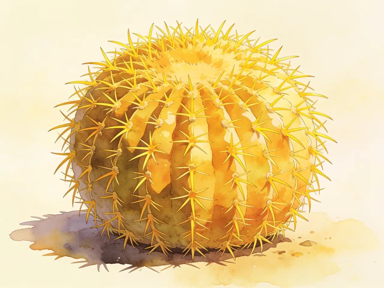 Asiento de suegra (Echinocactus)