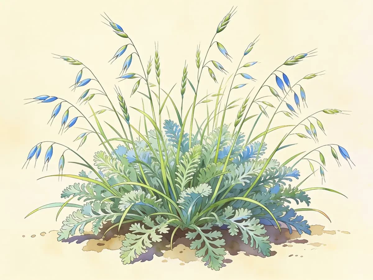 Avena azul