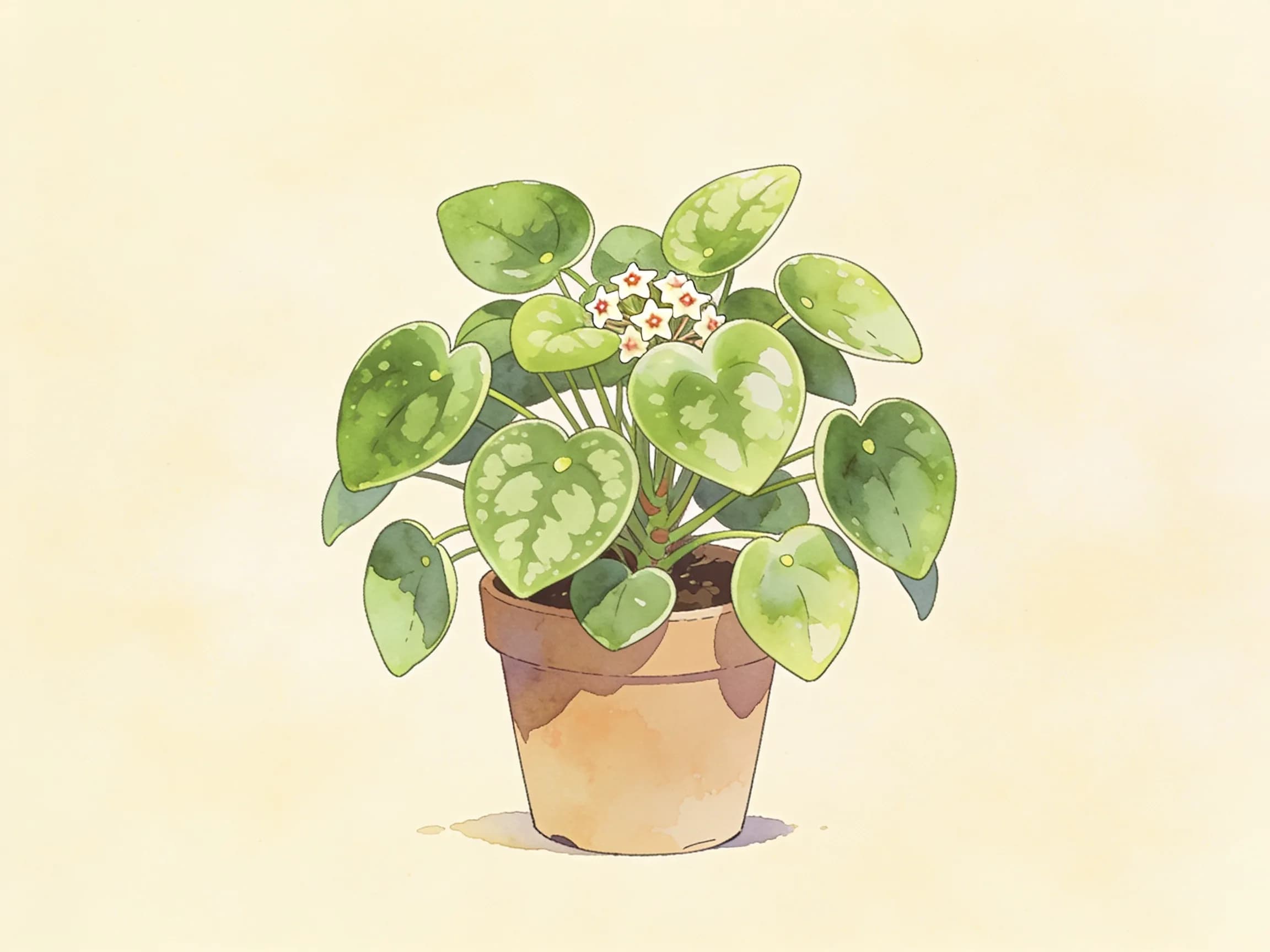 Hoya kerrii (planta corazón)