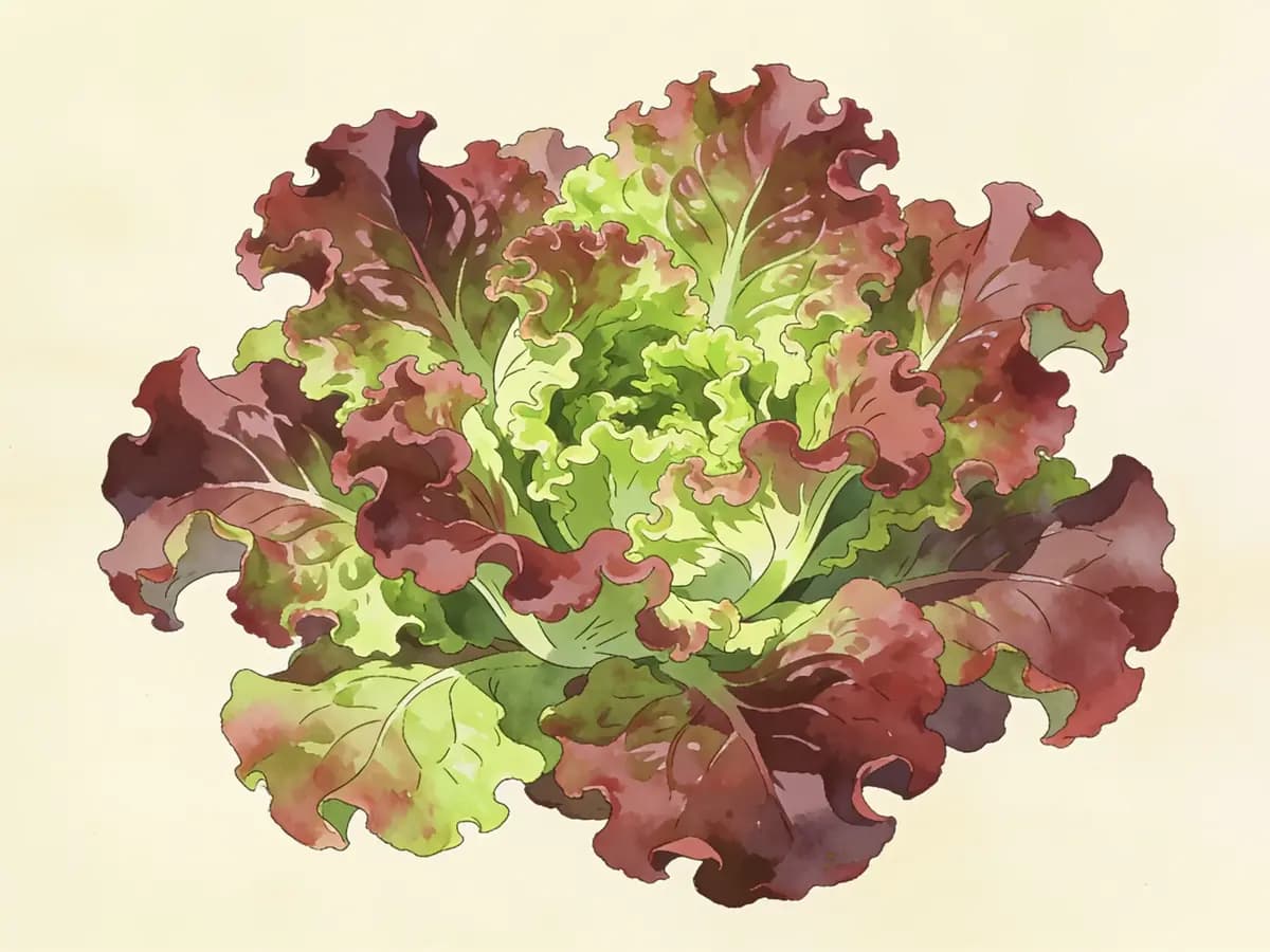 Lechuga Lollo Rosso