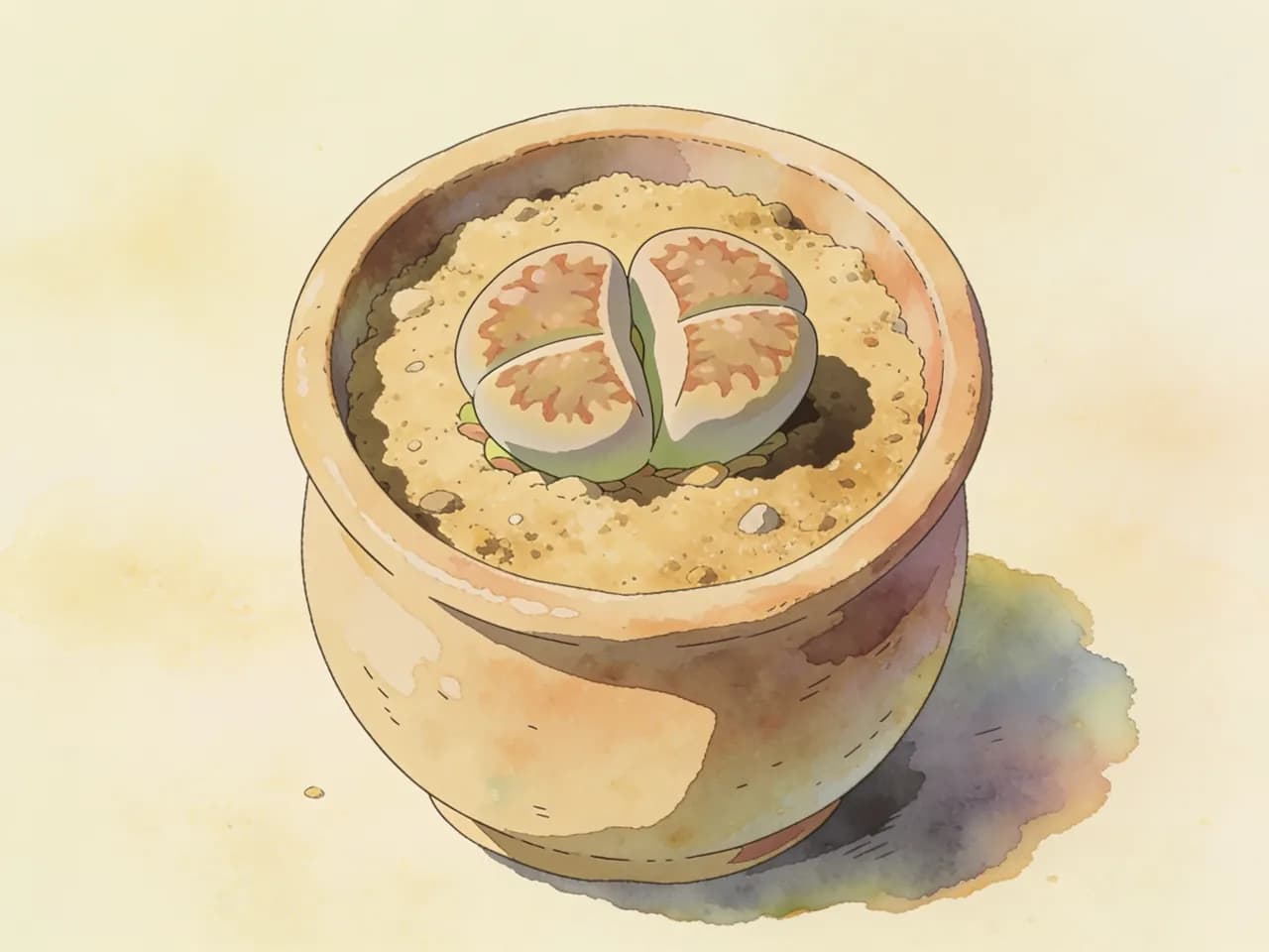 Lithops (piedras vivientes)