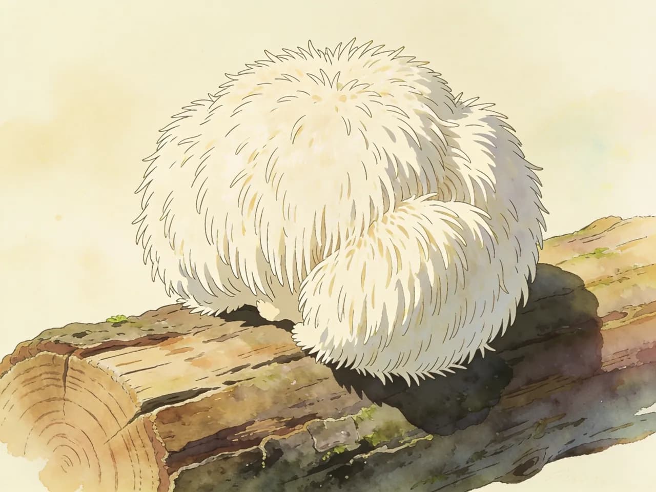 Melena de león (hericium)