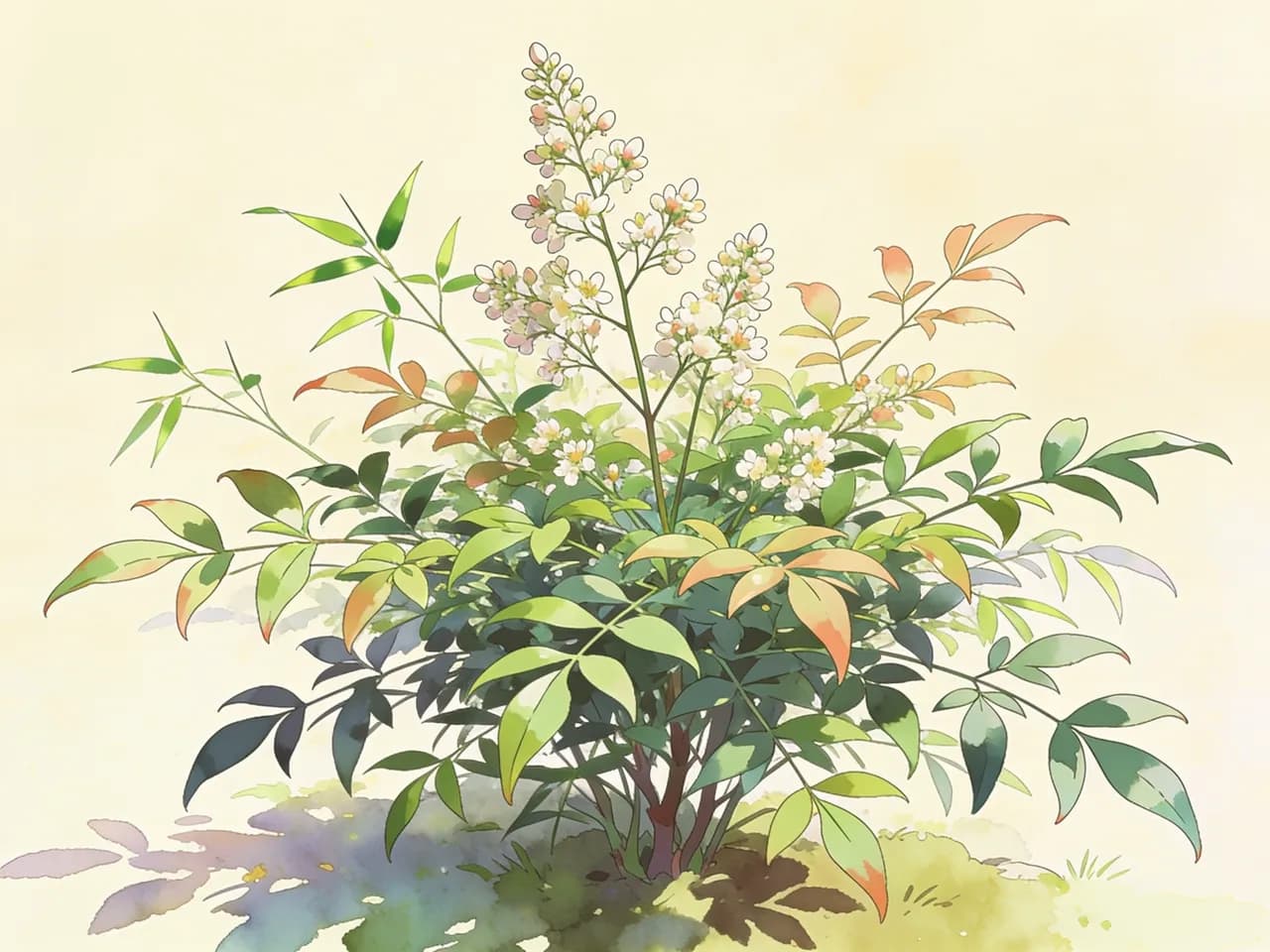 Bambú celestial (Nandina)