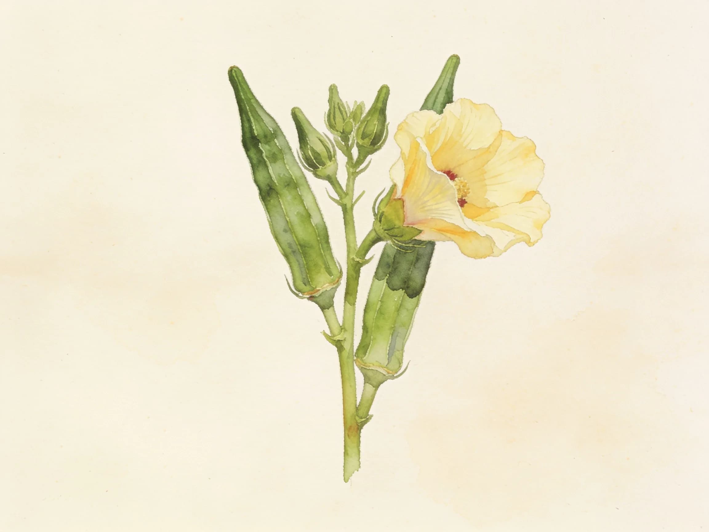 Okra (quimbombó)