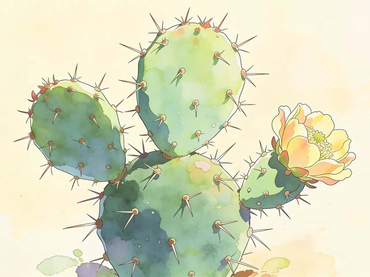 Nopal enano (Opuntia)
