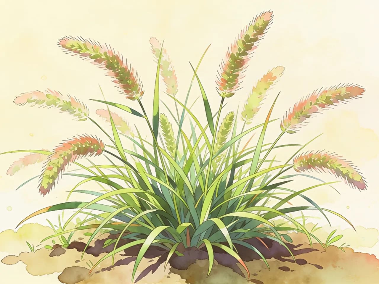 Pennisetum (hierba de cepillo)