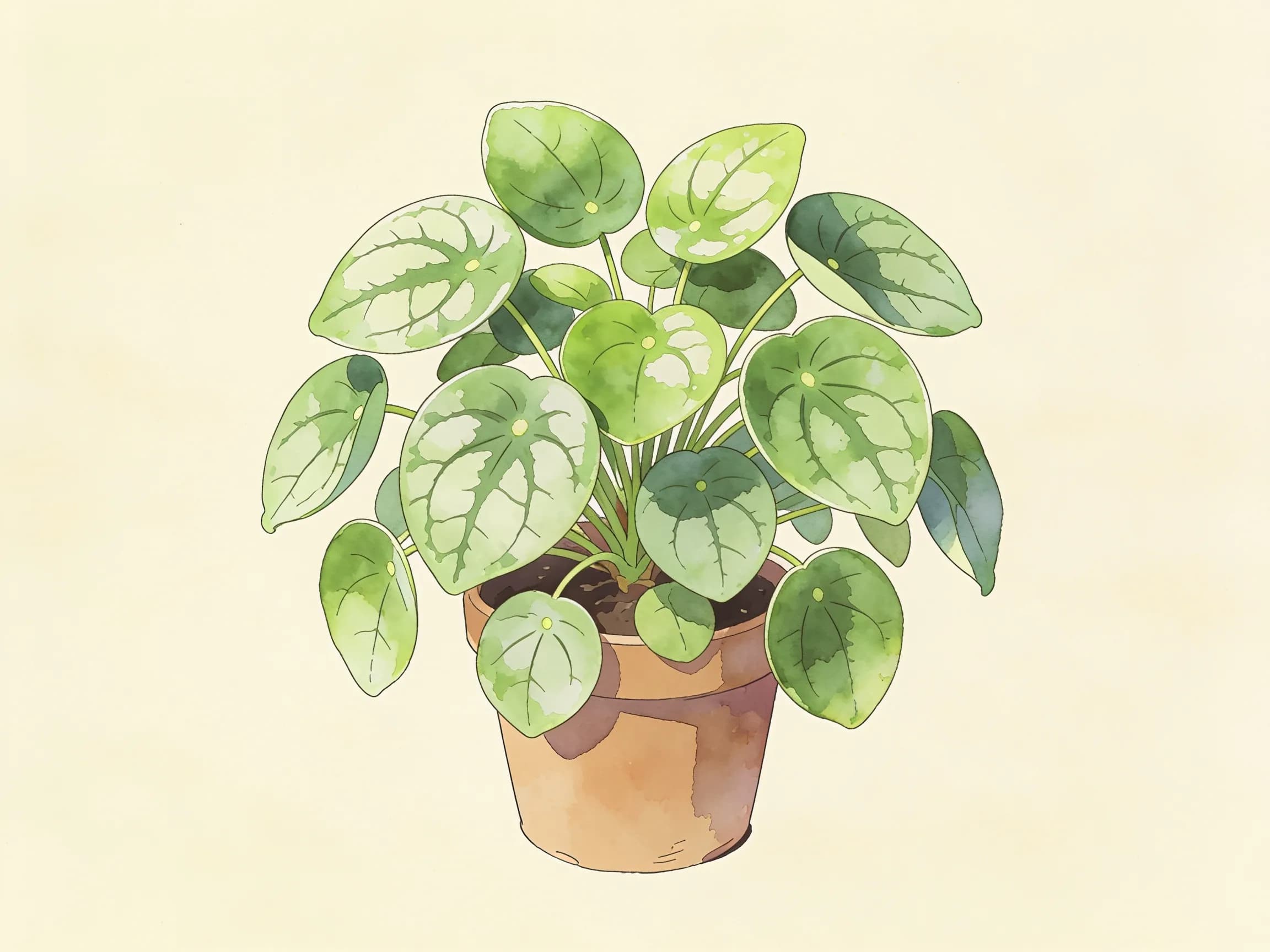 Pilea aluminio (Pilea cadierei)