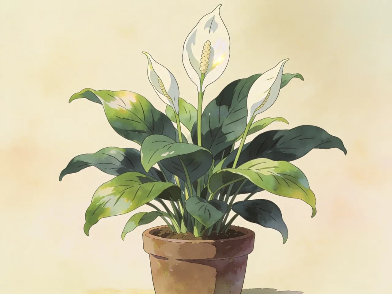 Cuna de Moisés (Spathiphyllum)