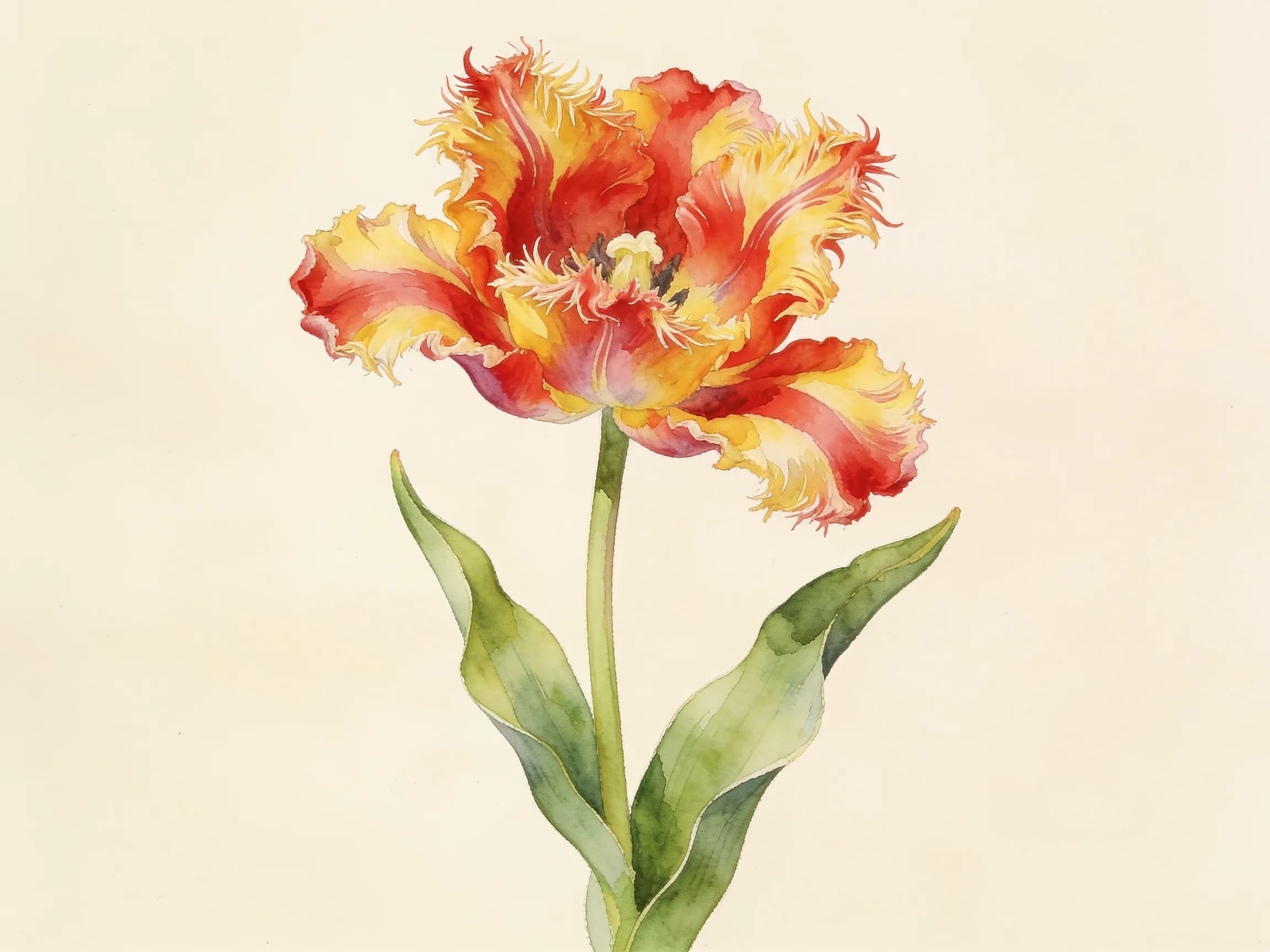 Tulipán loro (parrot)
