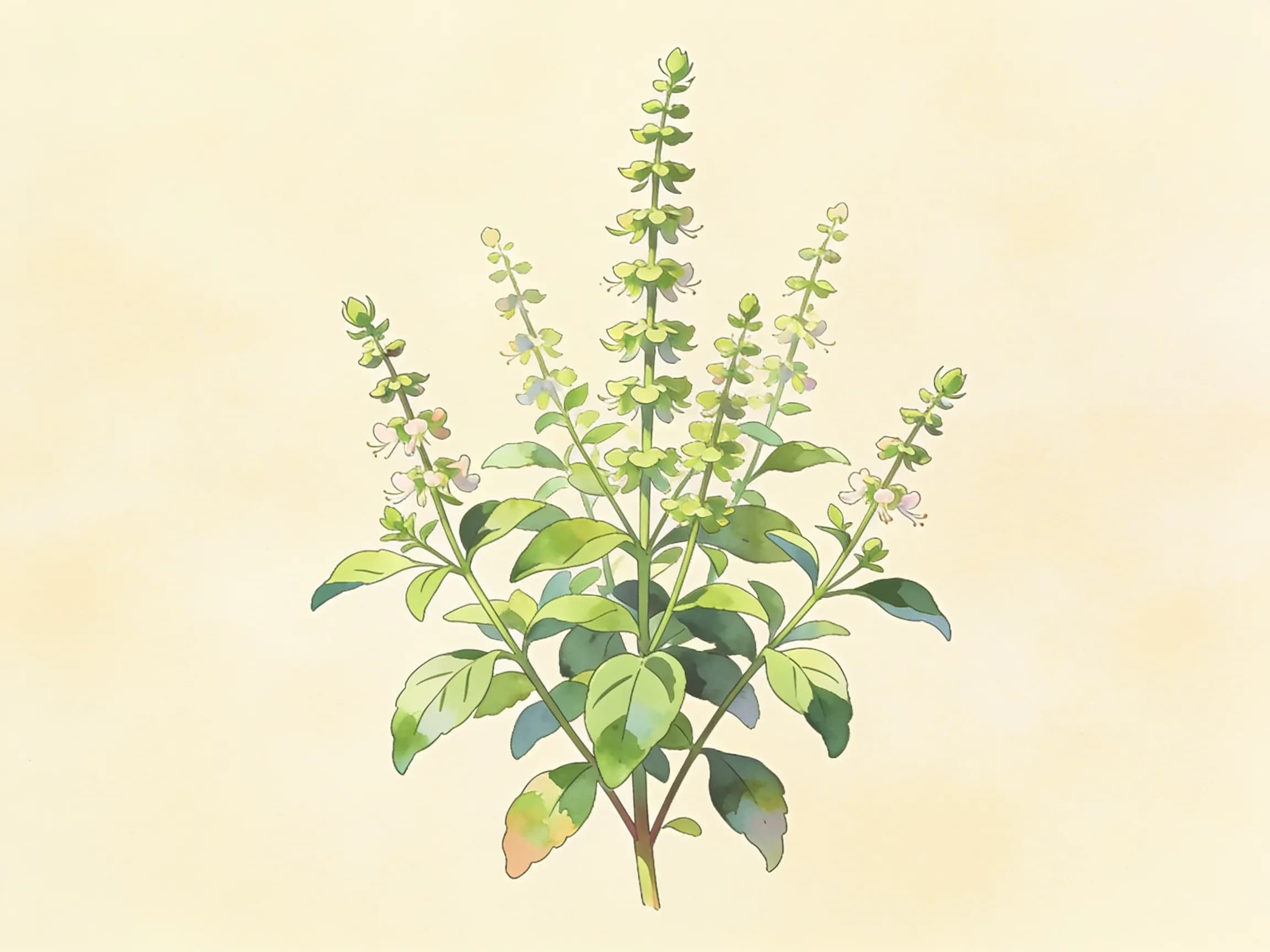 Albahaca sagrada (Tulsi)