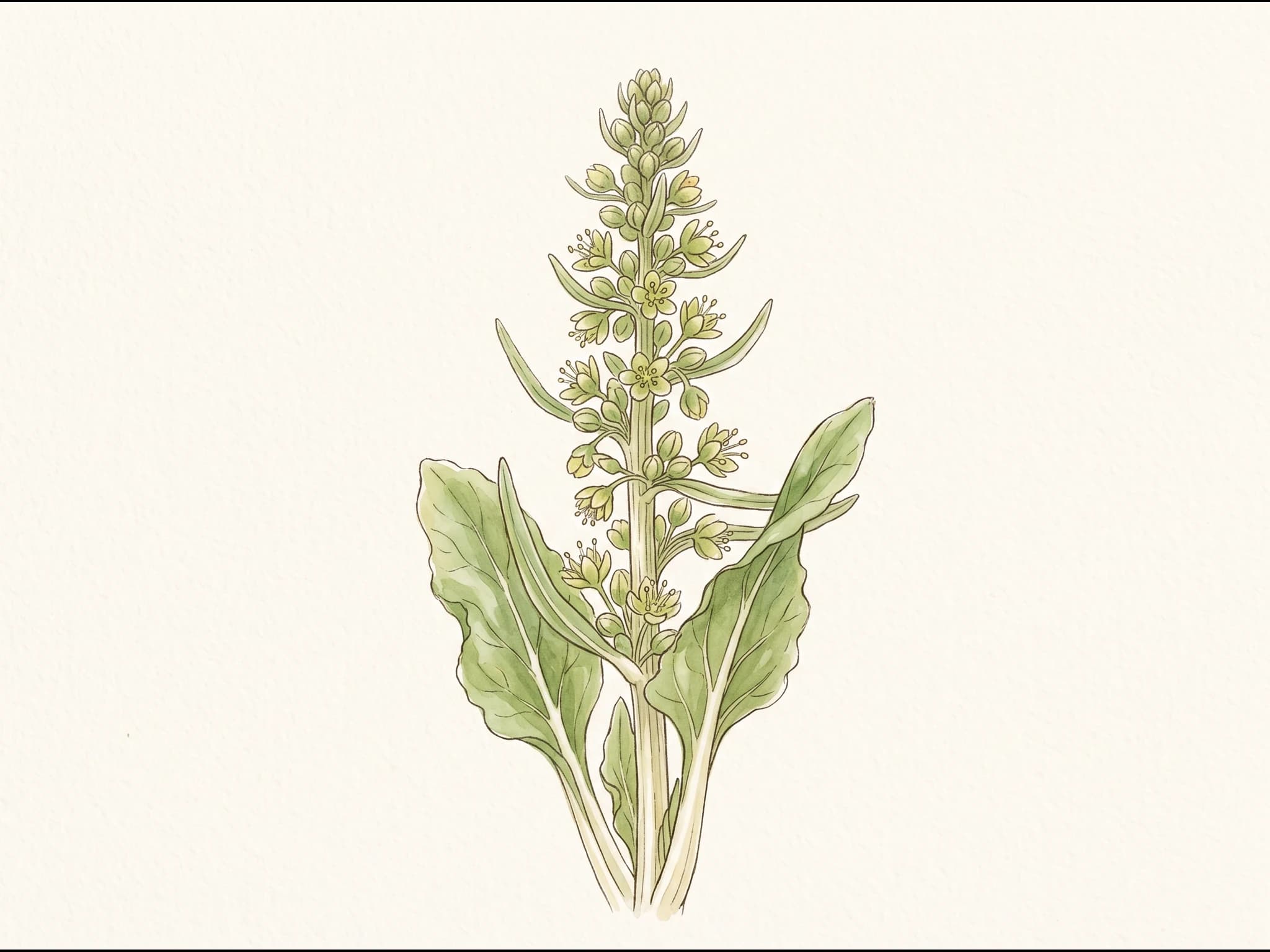 Acelga de penca blanca — Flor