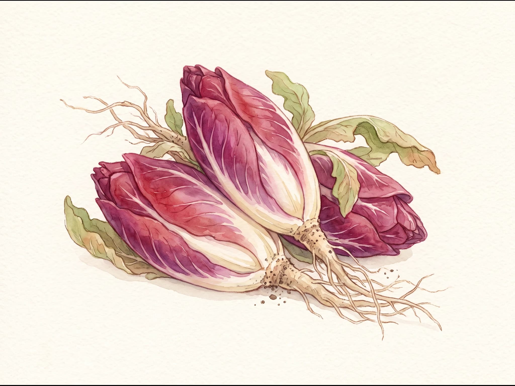 Achicoria de Treviso — Fruto
