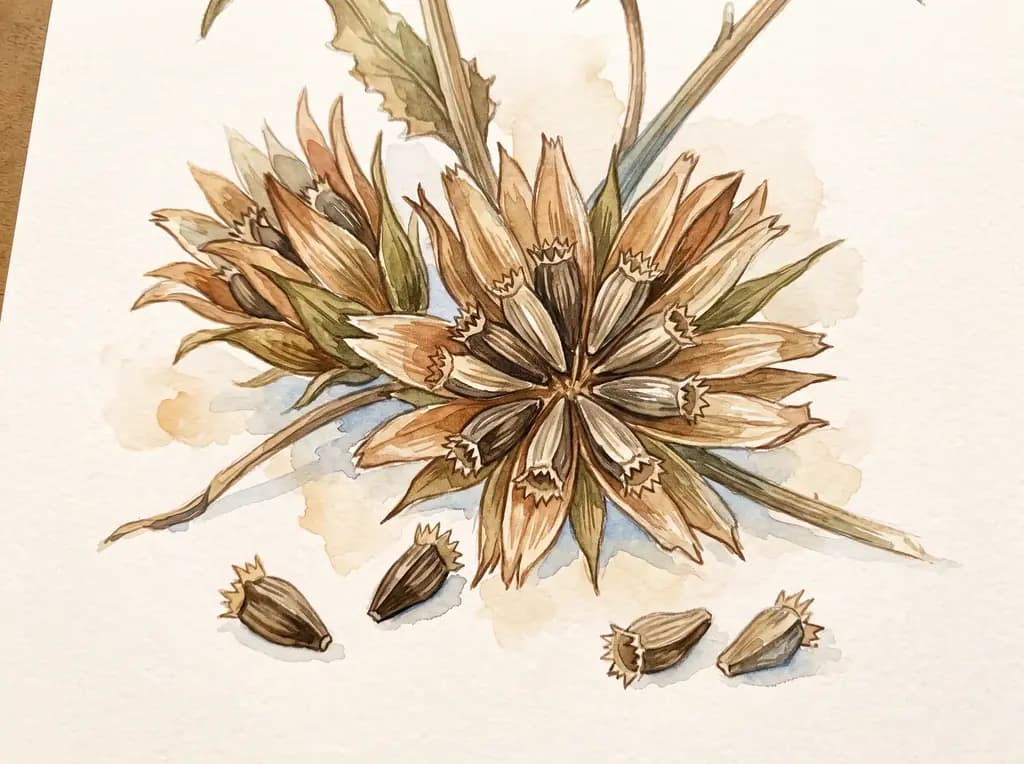 Achicoria silvestre — Semillas