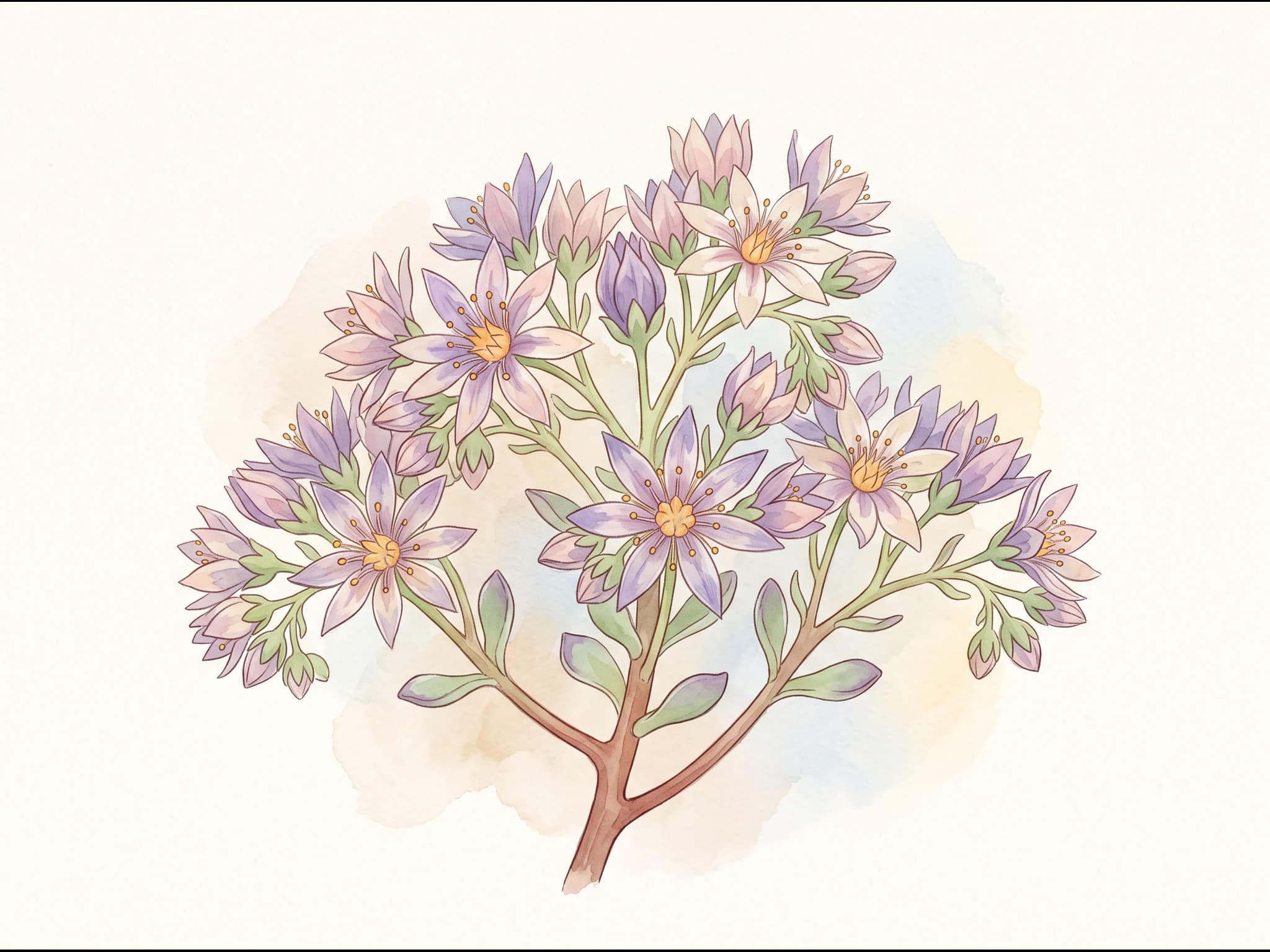 Aeonium arboreum — Flor