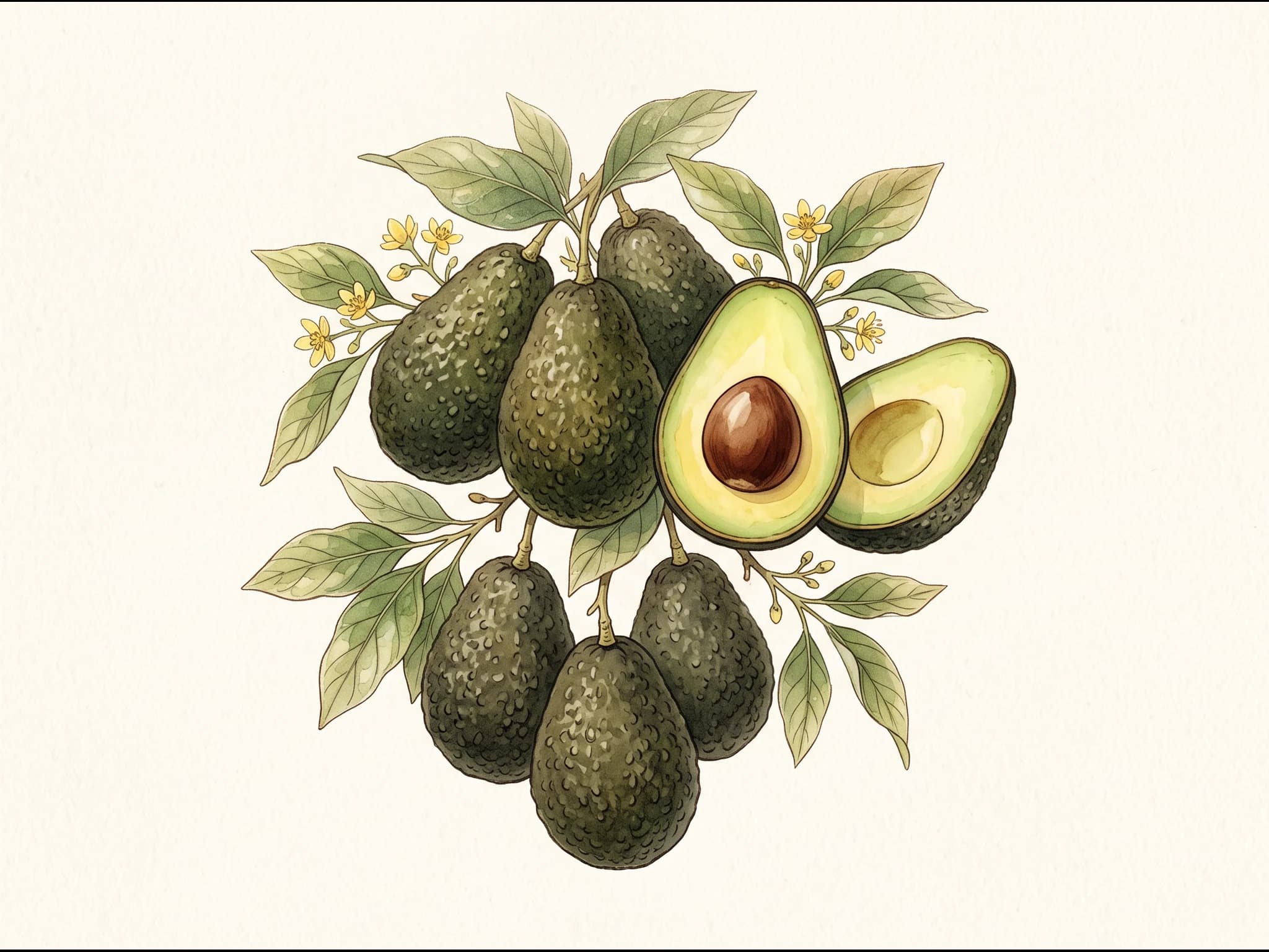 Aguacate Hass — Fruto