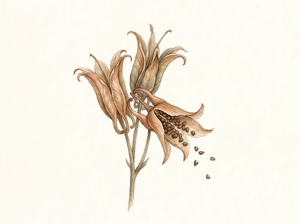 Aguileña (aquilegia) — Semillas