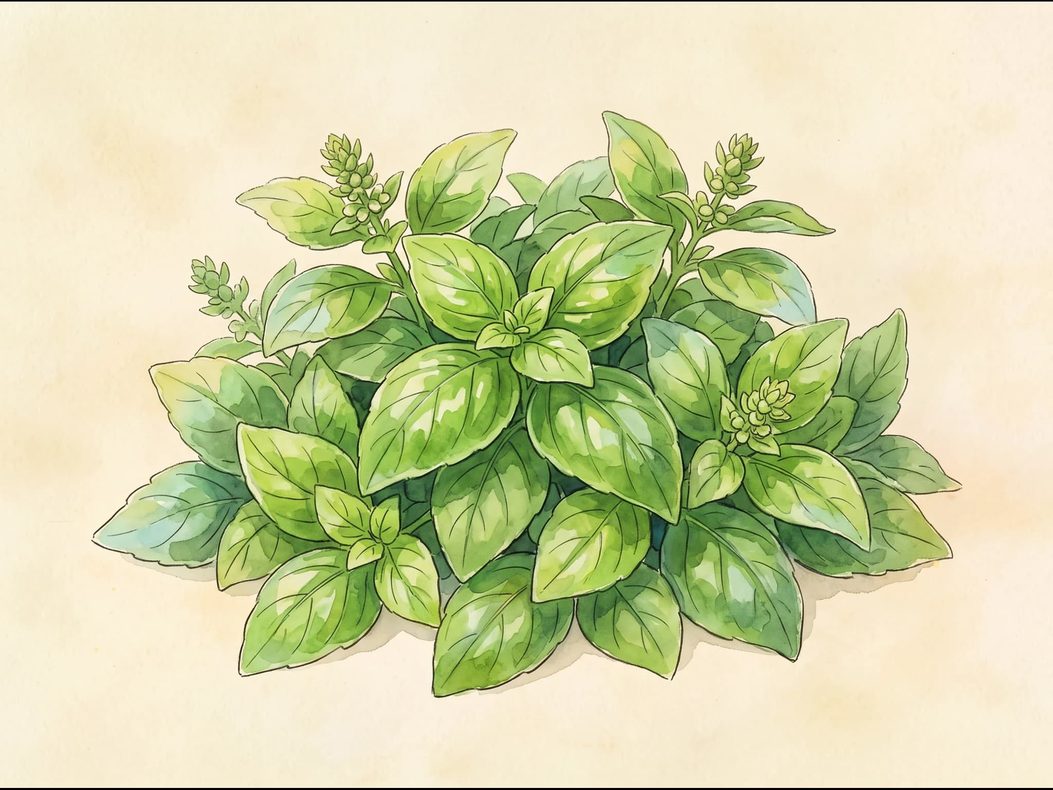 Albahaca Genovesa — Fruto