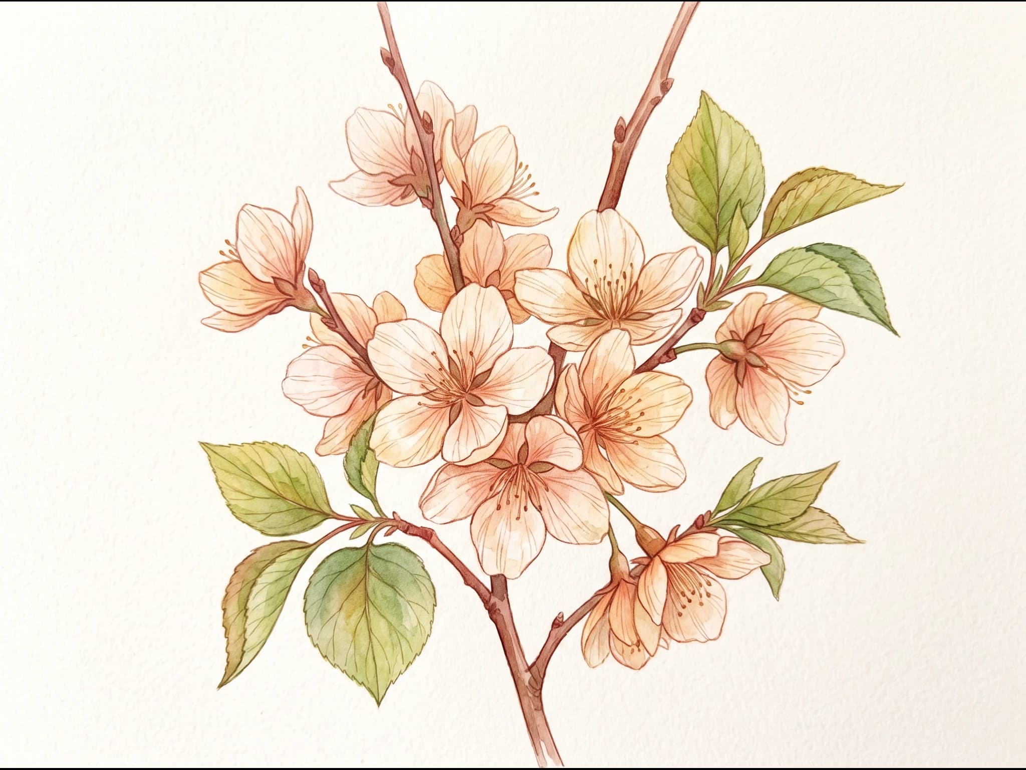 Albaricoque Canino — Flor