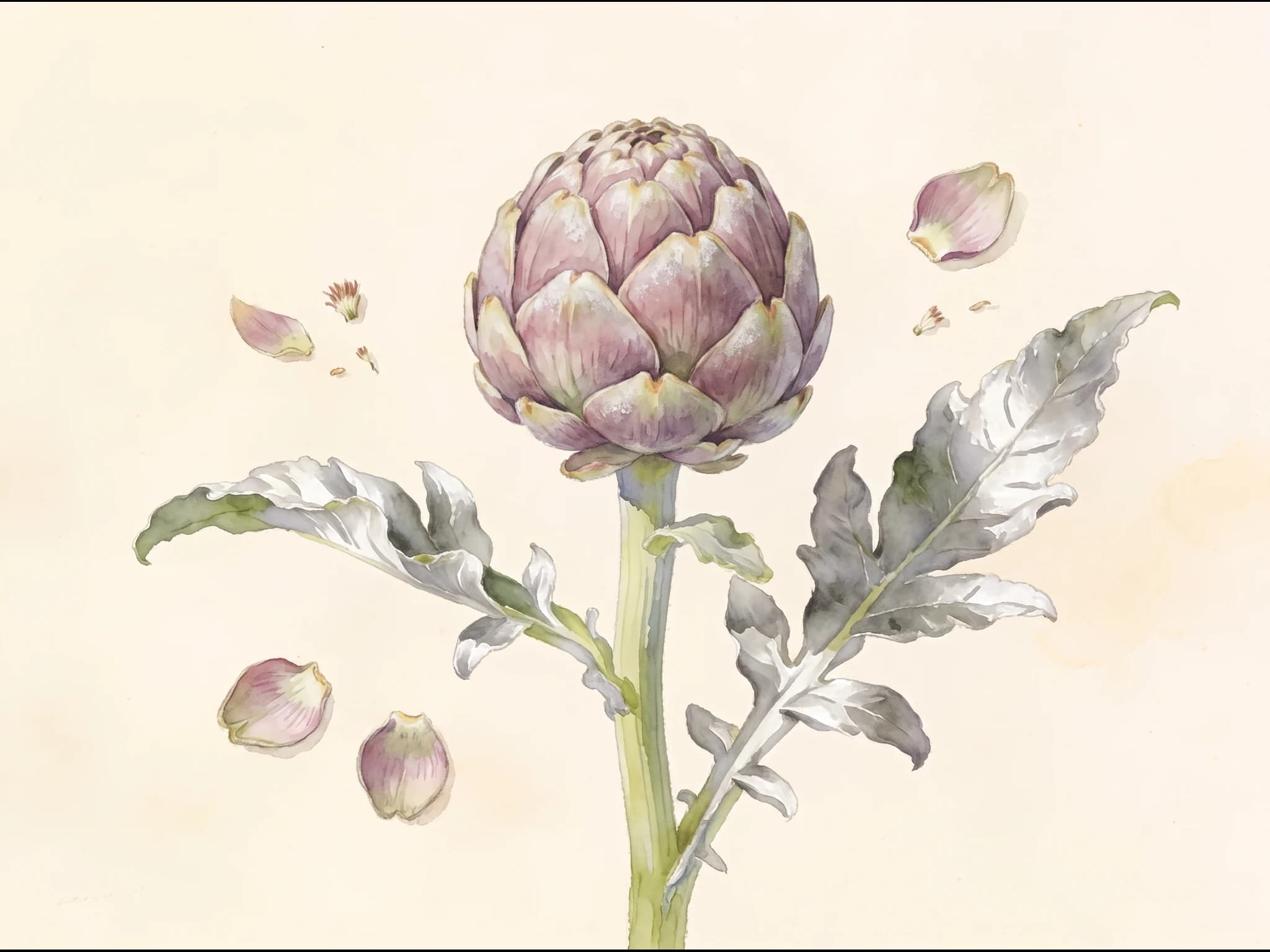 Alcachofa blanca de Tudela — Fruto