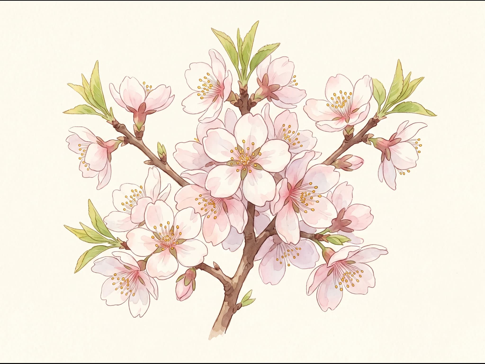 Almendro Guara — Flor