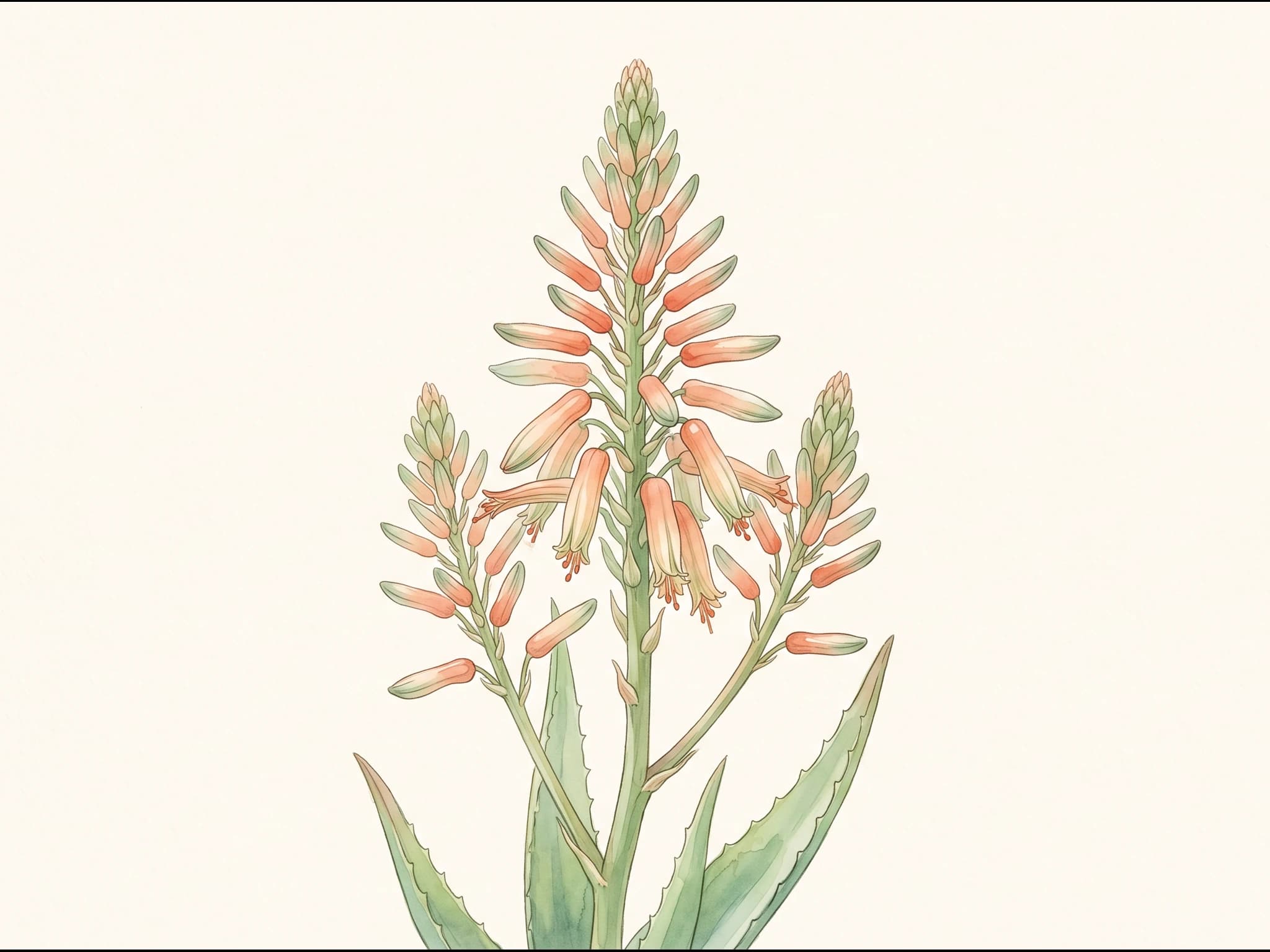 Aloe vera — Flor