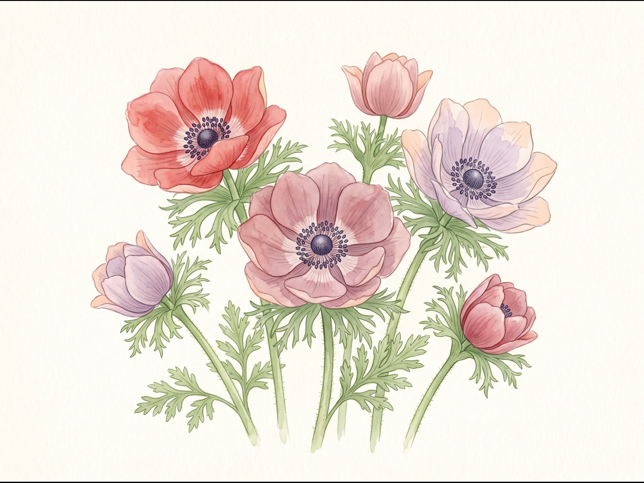Anémona coronaria — Flor
