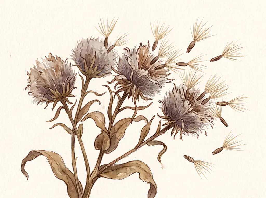 Aster de otoño — Semillas