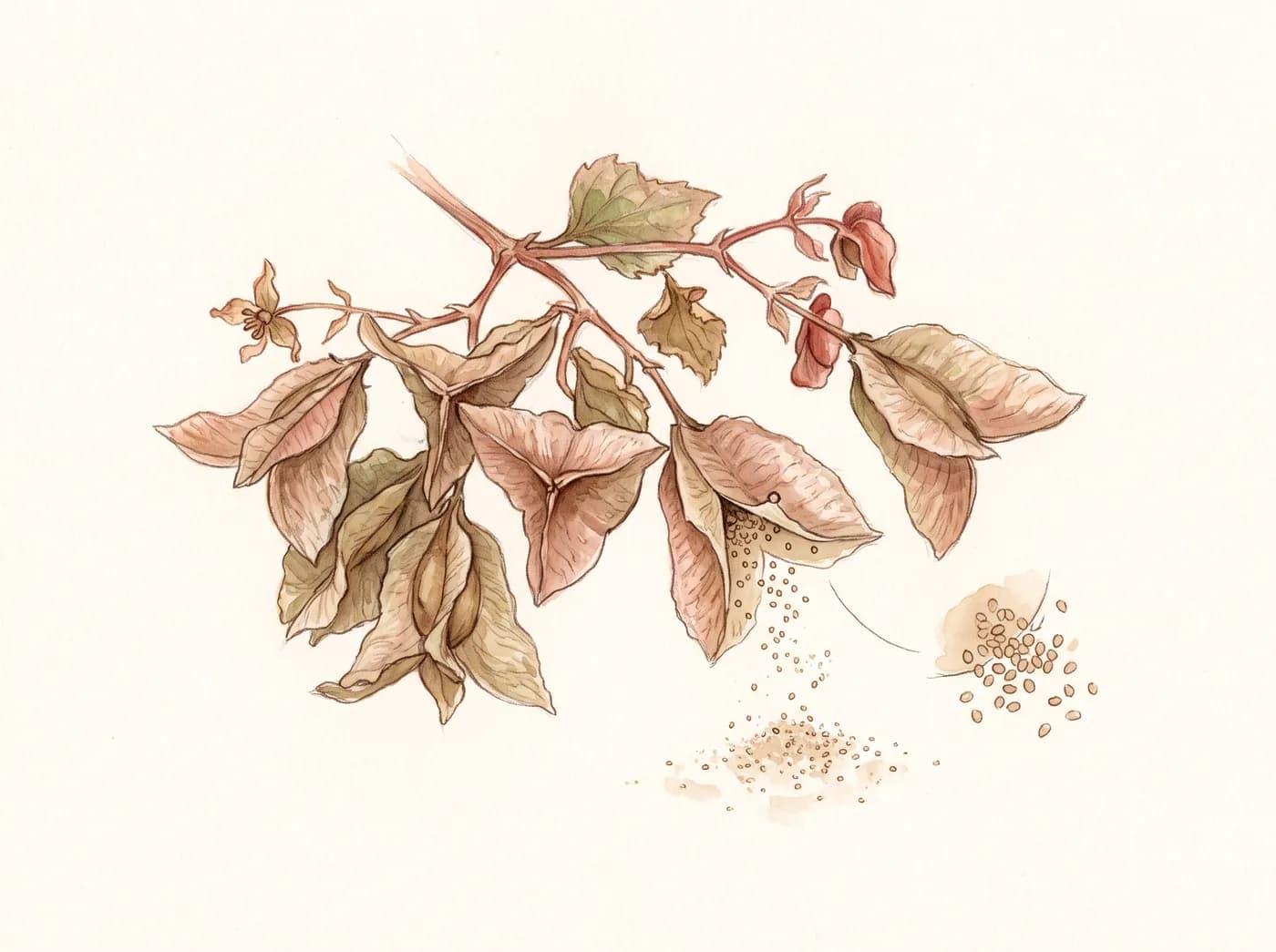 Begonia de flor (semperflorens) — Semillas