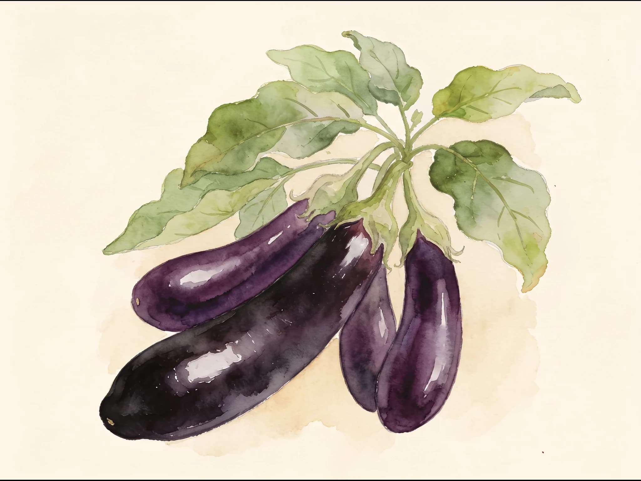 Berenjena larga de Barbentane — Fruto