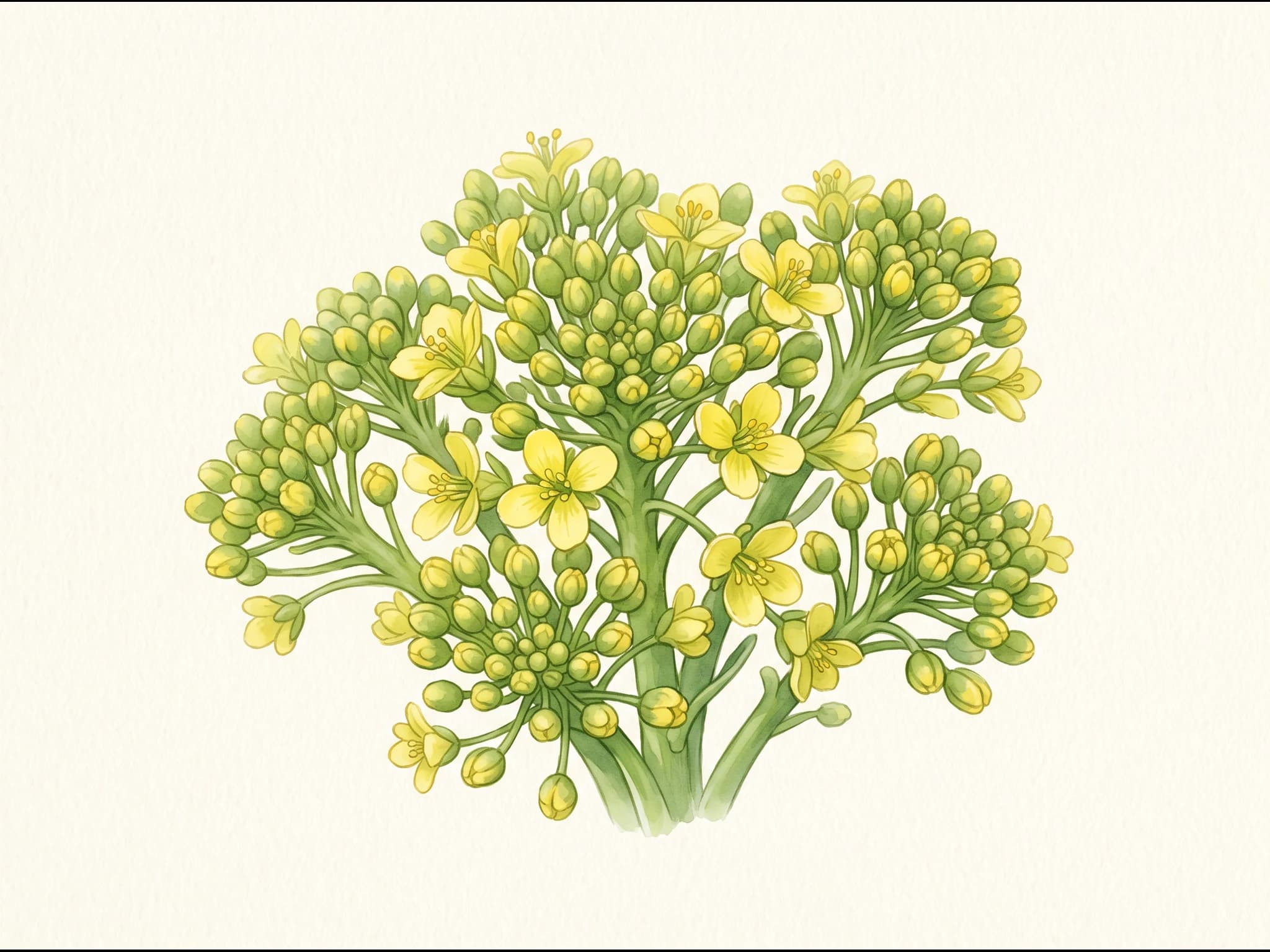 Brócoli calabrés — Flor