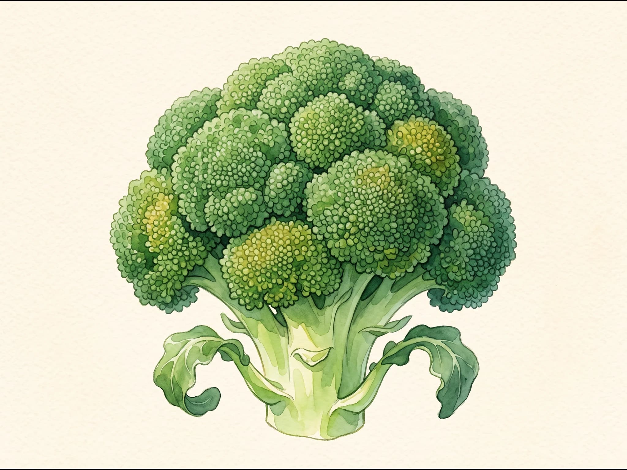 Brócoli calabrés — Fruto