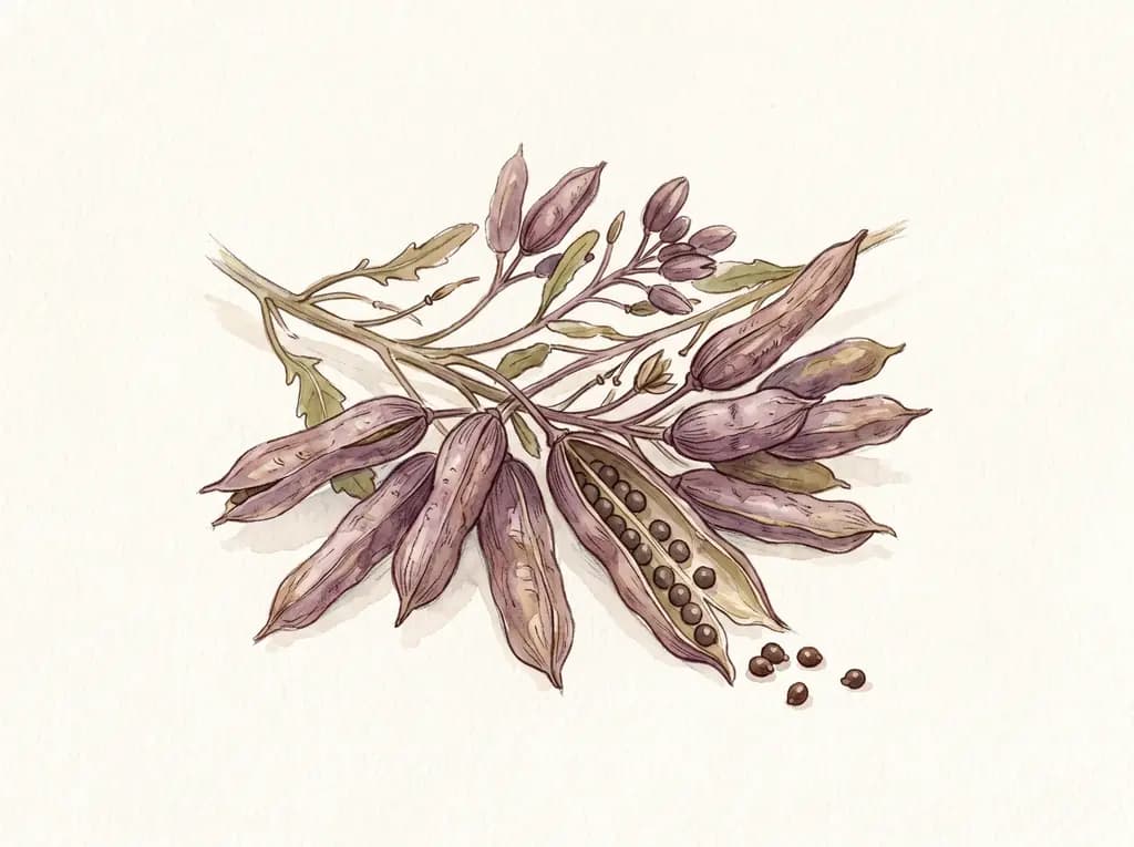 Brócoli morado de Sicilia — Semillas