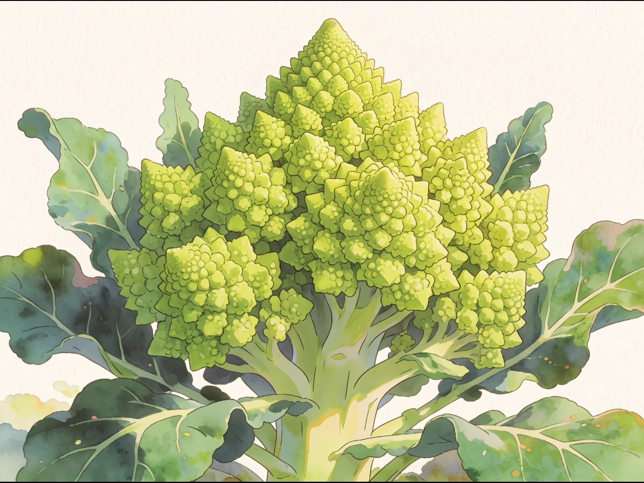 Brócoli Romanesco — Fruto